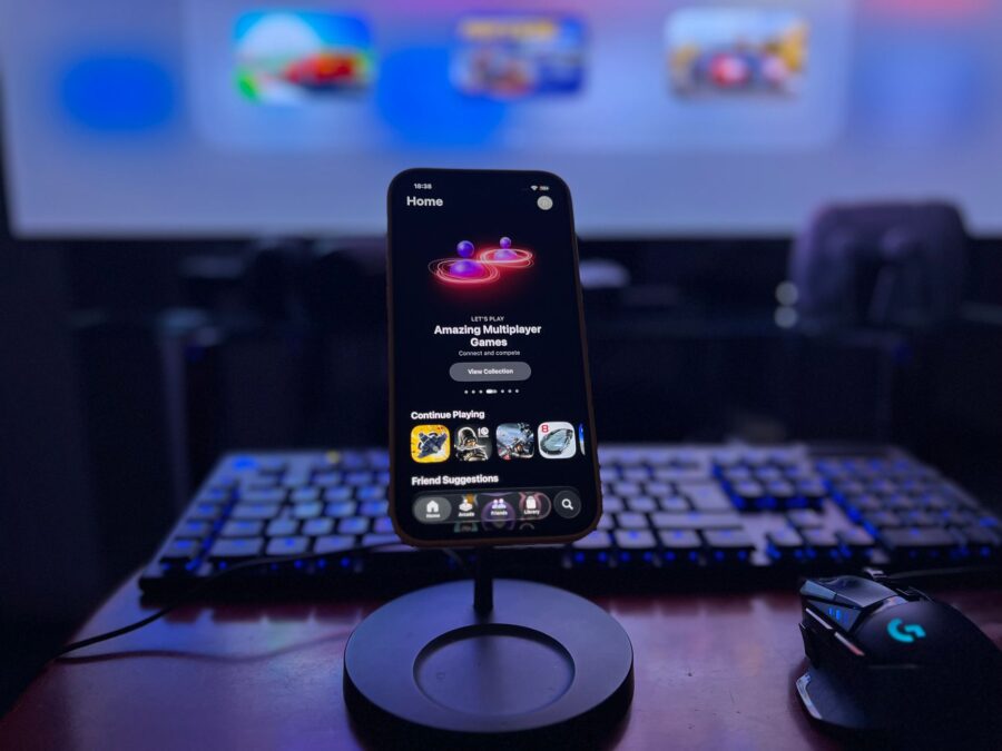Smartphone demonstrando taxa de atualização alta em jogo