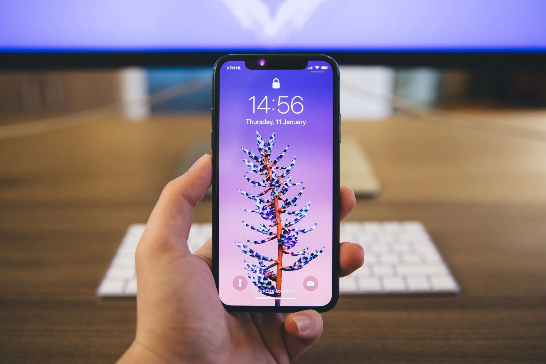 detalhe de tela de smartphone brilhante sob sol forte, tema central dos lançamentos de celulares